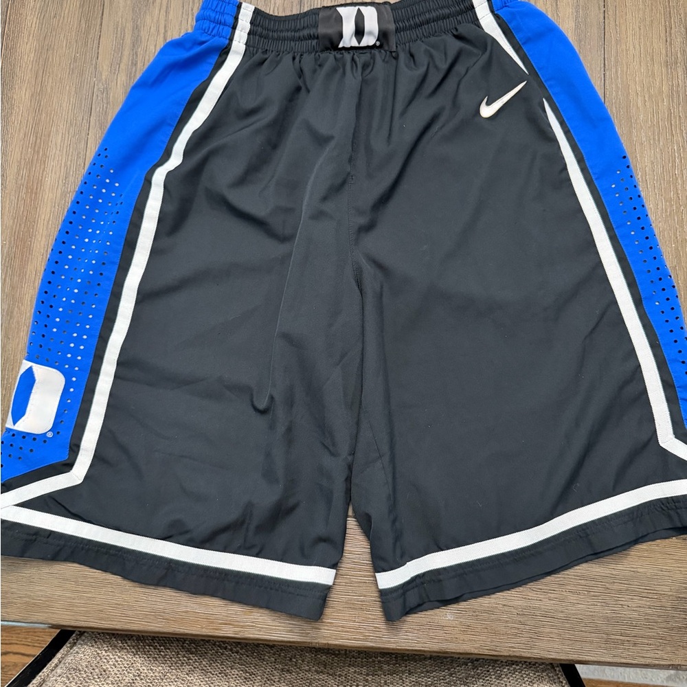 Nike Men’s Duke Black and Blue Basketball Shorts